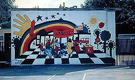 Bernard Hoyes Mural, Lokrantz a School for Special Children 